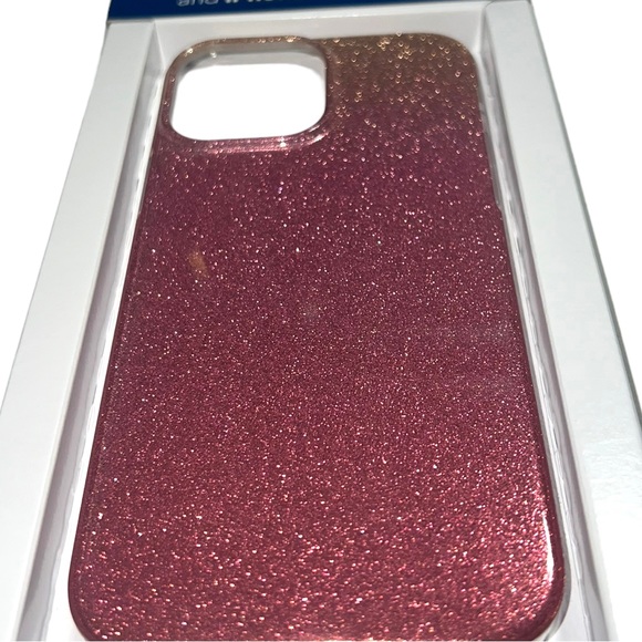 INSIGNIA Pink Gradient Ombre Glitter iPhone 12 13 PRO MAX Hard Case - Picture 10 of 10